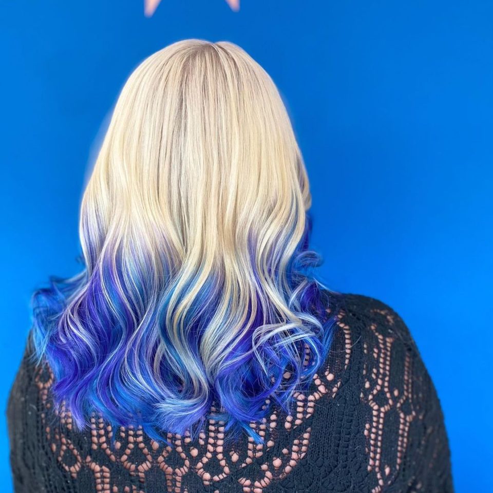 mermaid balayage hair colour