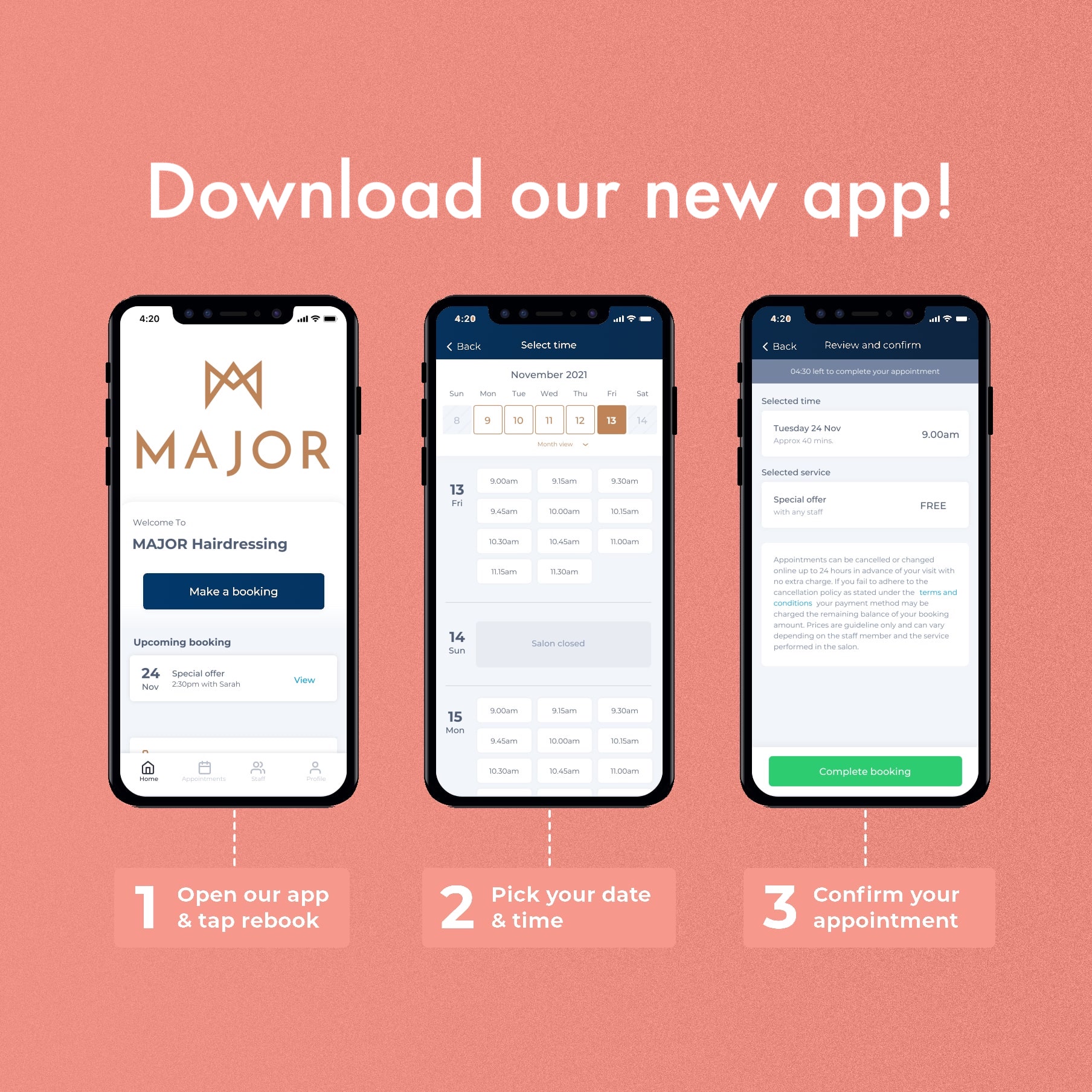 Booking App Out Now on IOS & Android!