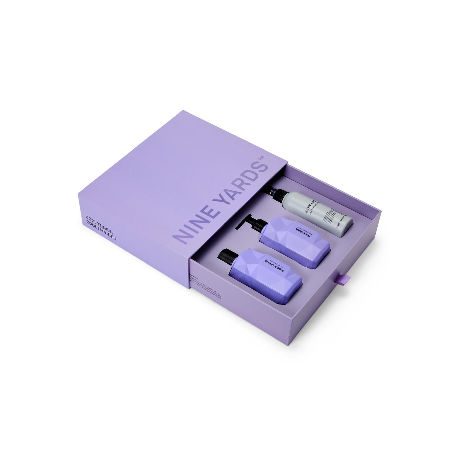 silver shampoo gift box